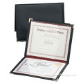 a4 certificate holder Leather Cover